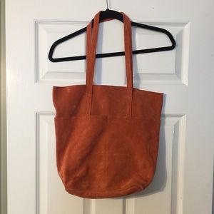 ABLE Coral Suede Bag